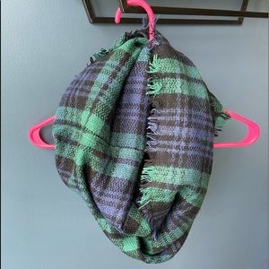 Charming Charlie’s Plaid Infinity Scarf